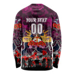 Personalized Sea Eagles ANZAC Day Long Sleeve Shirt Australian Army - Lest We Forget