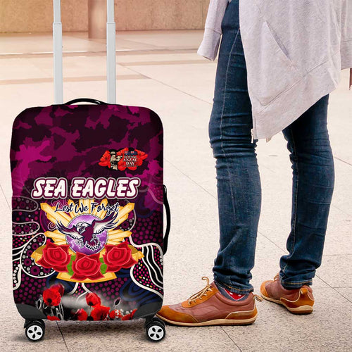Sea Eagles ANZAC Day Luggage Cover Australian Army - Lest We Forget
