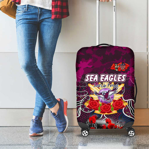 Sea Eagles ANZAC Day Luggage Cover Australian Army - Lest We Forget