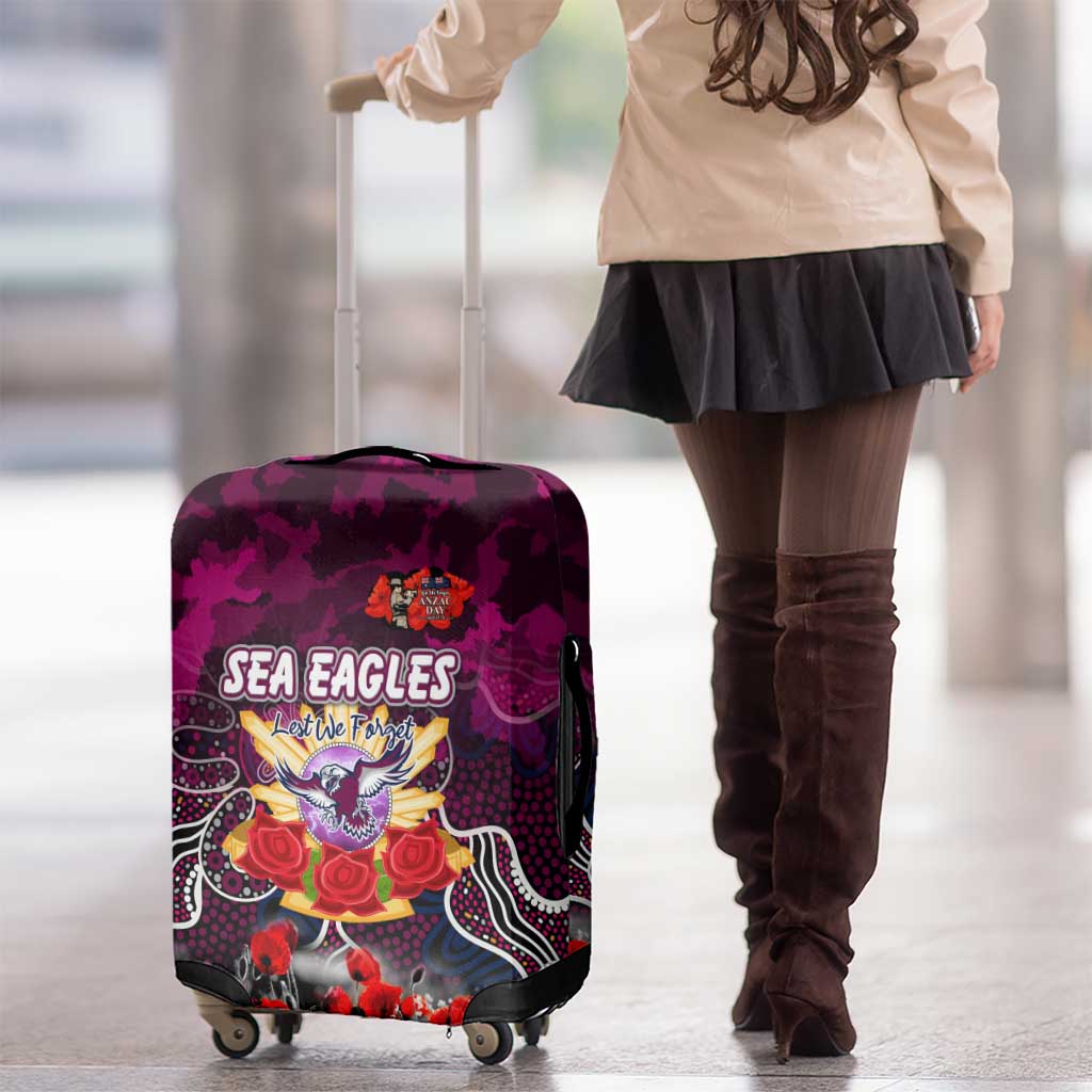 Sea Eagles ANZAC Day Luggage Cover Australian Army - Lest We Forget