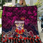 Sea Eagles ANZAC Day Quilt Australian Army - Lest We Forget