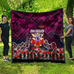 Sea Eagles ANZAC Day Quilt Australian Army - Lest We Forget
