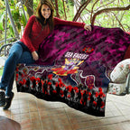 Sea Eagles ANZAC Day Quilt Australian Army - Lest We Forget