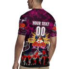 Personalized Sea Eagles ANZAC Day Rugby Jersey Australian Army - Lest We Forget