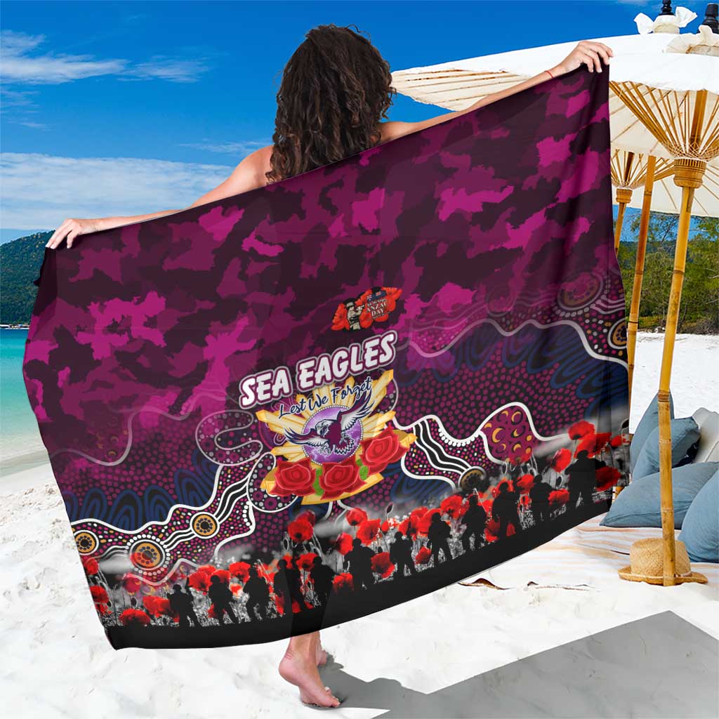 Sea Eagles ANZAC Day Sarong Australian Army - Lest We Forget