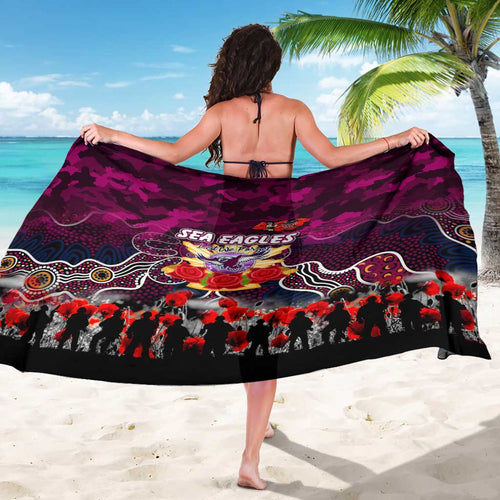Sea Eagles ANZAC Day Sarong Australian Army - Lest We Forget
