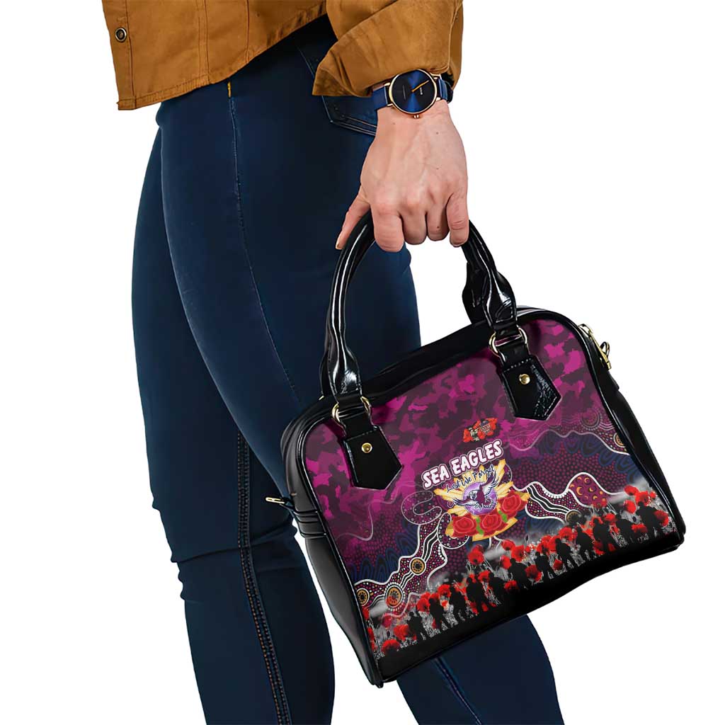 Sea Eagles ANZAC Day Shoulder Handbag Australian Army - Lest We Forget