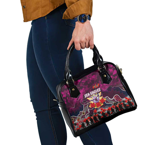 Sea Eagles ANZAC Day Shoulder Handbag Australian Army - Lest We Forget