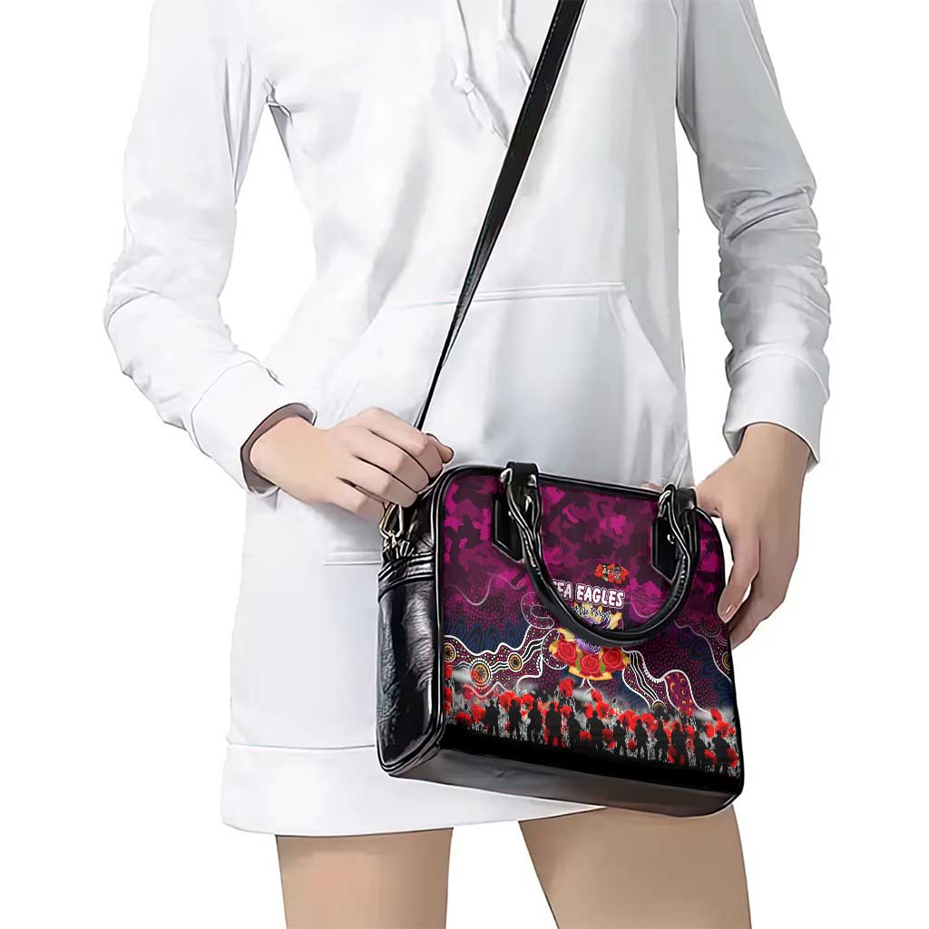 Sea Eagles ANZAC Day Shoulder Handbag Australian Army - Lest We Forget
