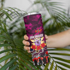 Personalized Sea Eagles ANZAC Day Skinny Tumbler Australian Army - Lest We Forget