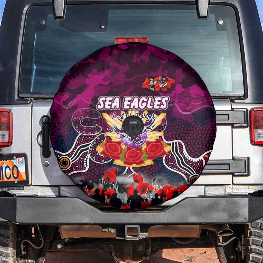 Sea Eagles ANZAC Day Spare Tire Cover Australian Army - Lest We Forget