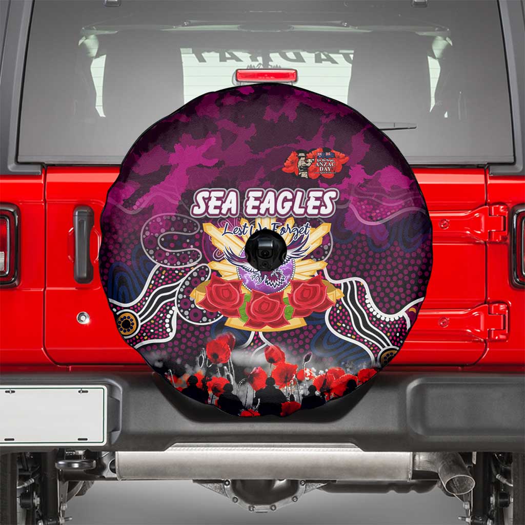 Sea Eagles ANZAC Day Spare Tire Cover Australian Army - Lest We Forget