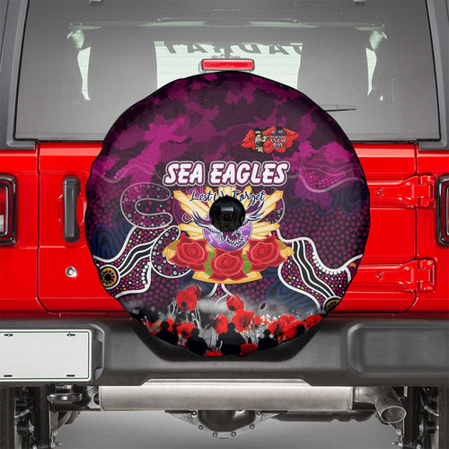 Sea Eagles ANZAC Day Spare Tire Cover Australian Army - Lest We Forget