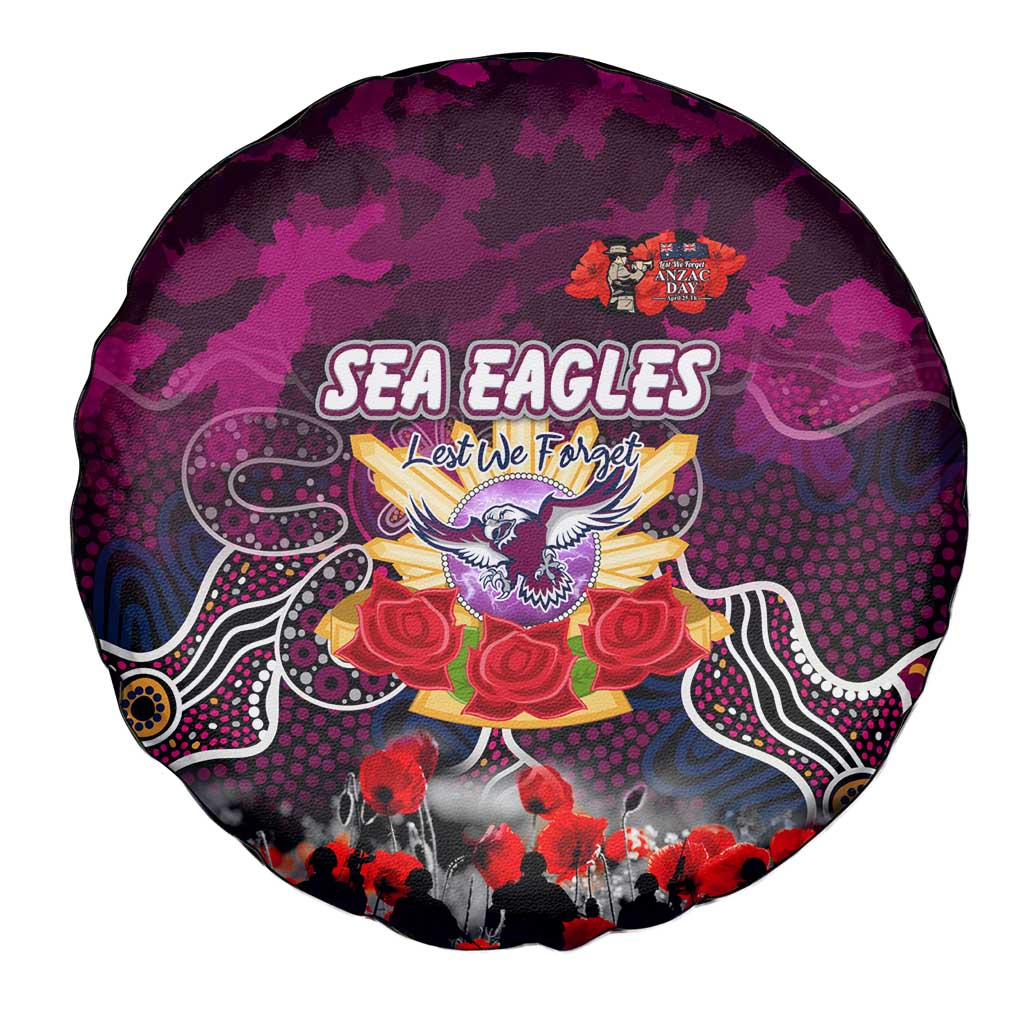 Sea Eagles ANZAC Day Spare Tire Cover Australian Army - Lest We Forget