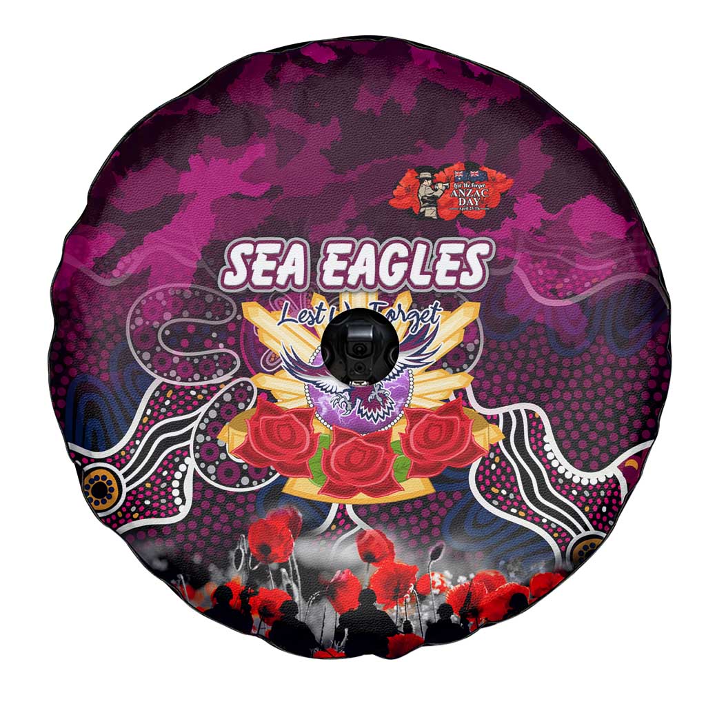Sea Eagles ANZAC Day Spare Tire Cover Australian Army - Lest We Forget