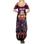 Personalized Sea Eagles ANZAC Day Summer Maxi Dress Australian Army - Lest We Forget