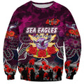 Personalized Sea Eagles ANZAC Day Sweatshirt Australian Army - Lest We Forget