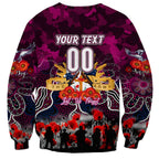 Personalized Sea Eagles ANZAC Day Sweatshirt Australian Army - Lest We Forget