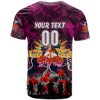 Personalized Sea Eagles ANZAC Day T Shirt Australian Army - Lest We Forget