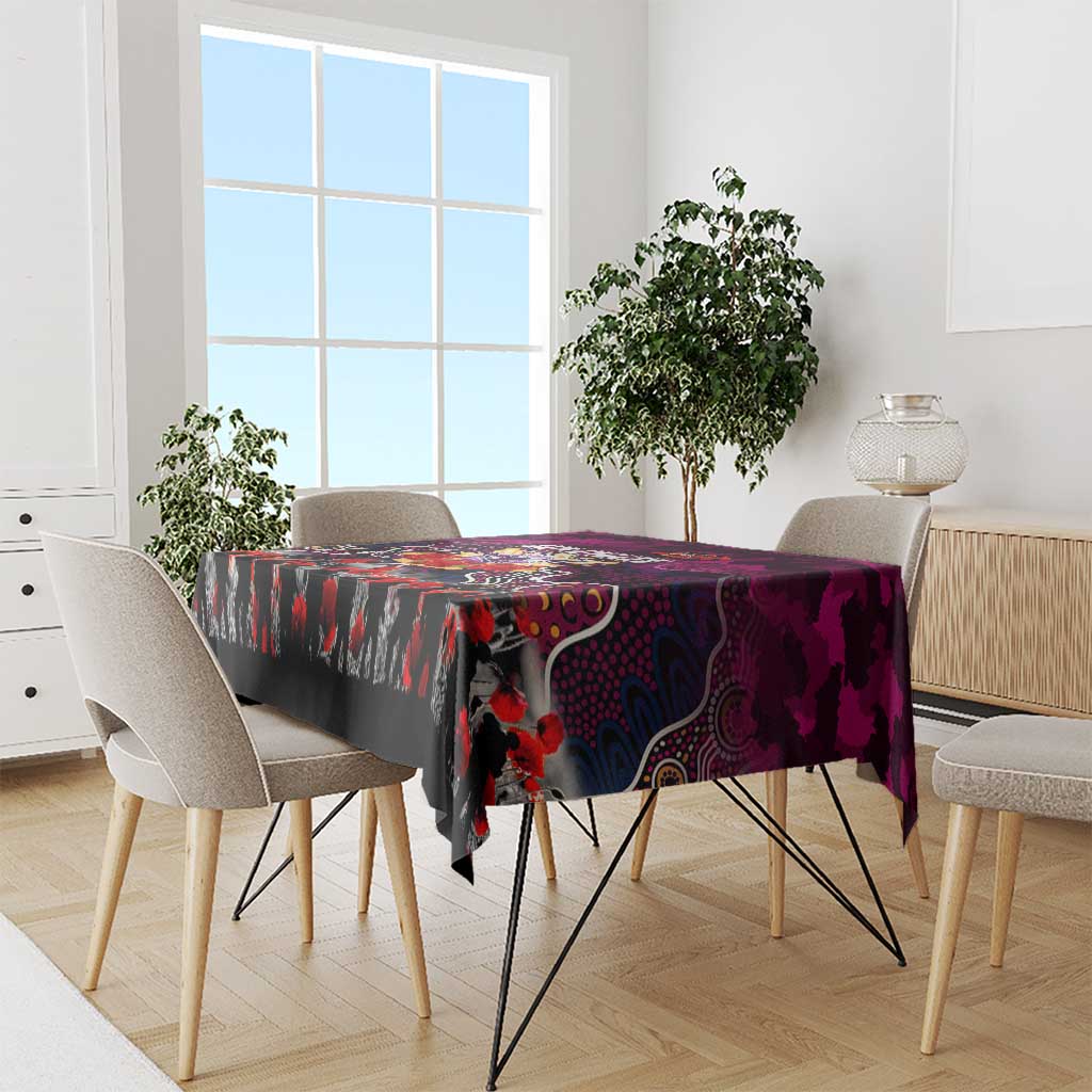 Sea Eagles ANZAC Day Tablecloth Australian Army - Lest We Forget