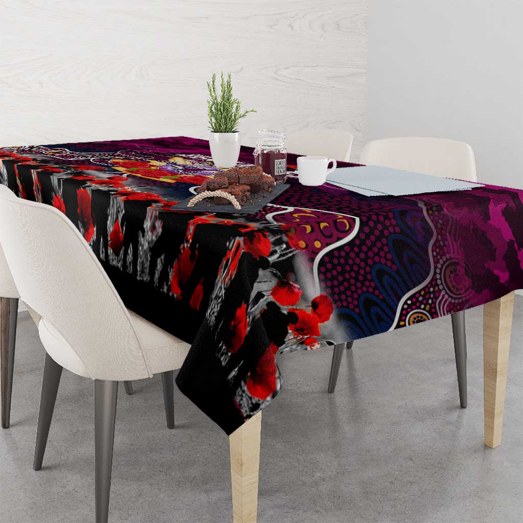 Sea Eagles ANZAC Day Tablecloth Australian Army - Lest We Forget