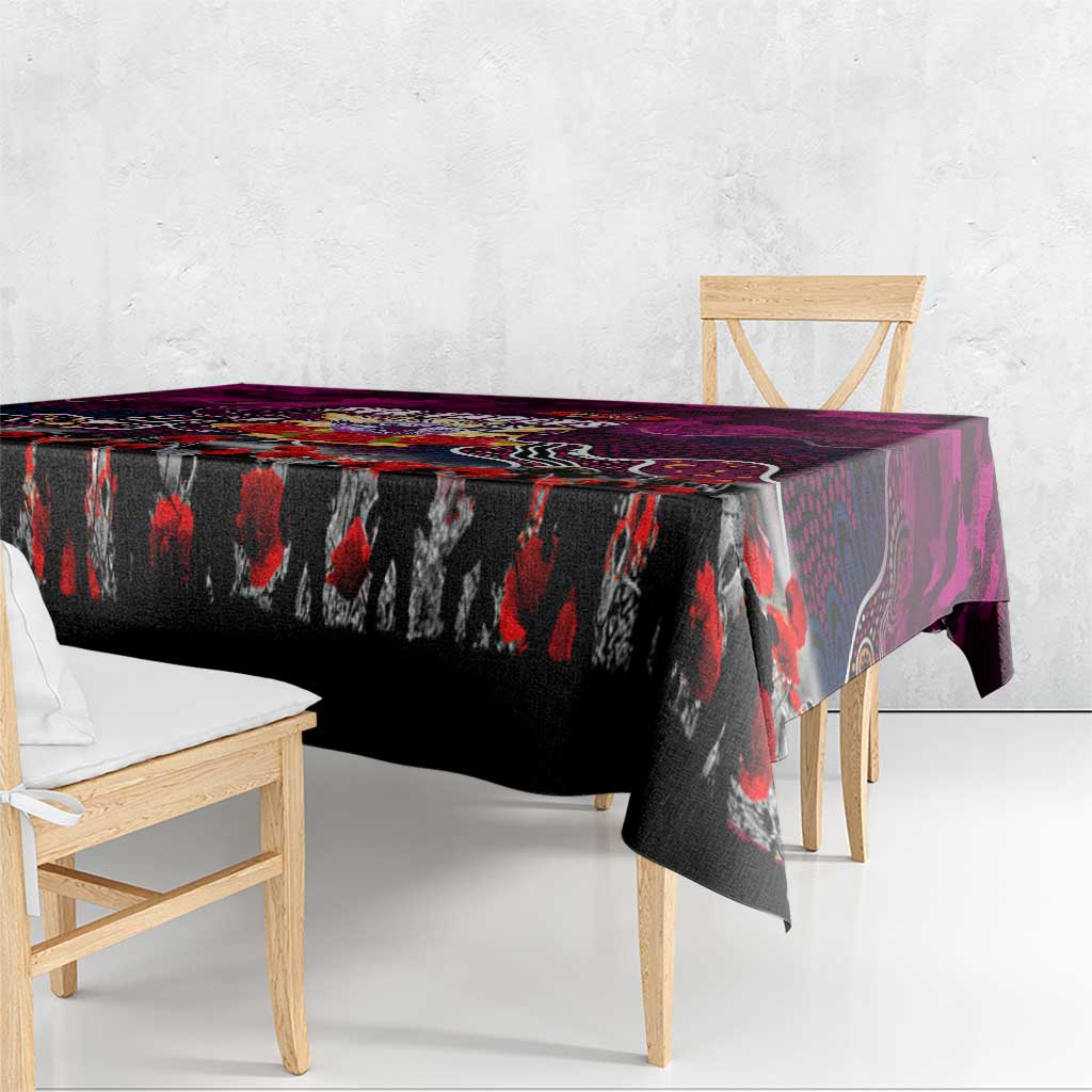 Sea Eagles ANZAC Day Tablecloth Australian Army - Lest We Forget