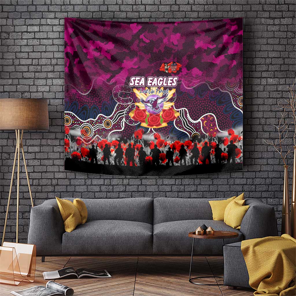 Sea Eagles ANZAC Day Tapestry Australian Army - Lest We Forget