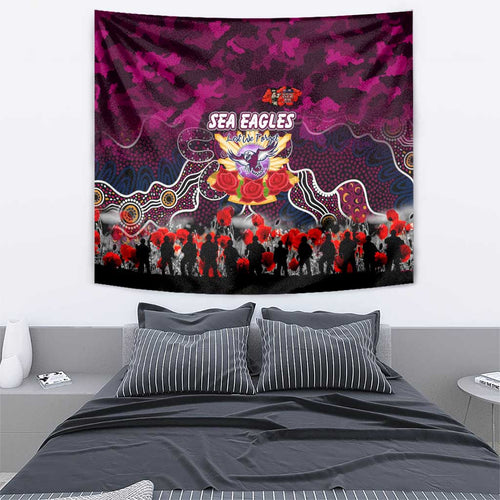 Sea Eagles ANZAC Day Tapestry Australian Army - Lest We Forget