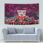 Sea Eagles ANZAC Day Tapestry Australian Army - Lest We Forget