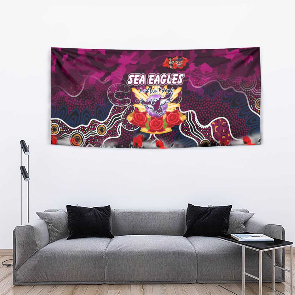 Sea Eagles ANZAC Day Tapestry Australian Army - Lest We Forget