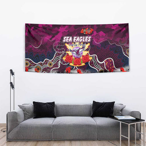 Sea Eagles ANZAC Day Tapestry Australian Army - Lest We Forget