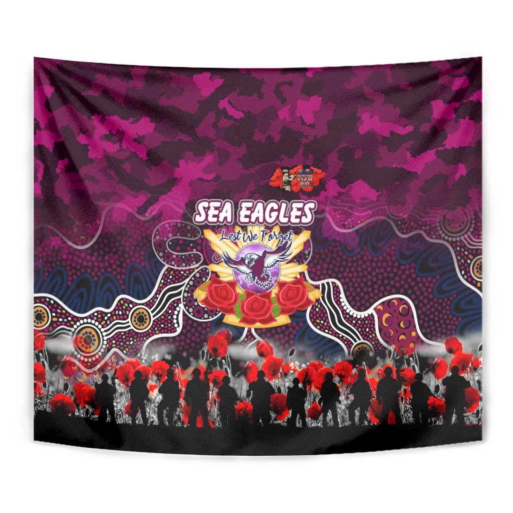 Sea Eagles ANZAC Day Tapestry Australian Army - Lest We Forget