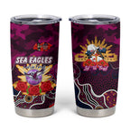 Personalized Sea Eagles ANZAC Day Tumbler Cup Australian Army - Lest We Forget