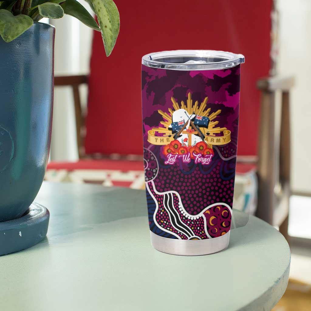 Personalized Sea Eagles ANZAC Day Tumbler Cup Australian Army - Lest We Forget