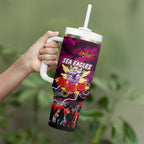 Personalized Sea Eagles ANZAC Day Tumbler With Handle Australian Army - Lest We Forget