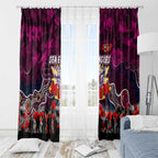 Sea Eagles ANZAC Day Window Curtain Australian Army - Lest We Forget