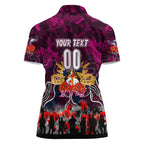 Personalized Sea Eagles ANZAC Day Women Polo Shirt Australian Army - Lest We Forget