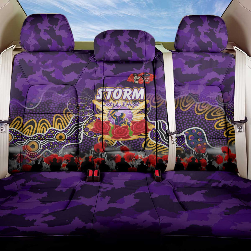Storm ANZAC Day Back Car Seat Cover Australian Army - Lest We Forget