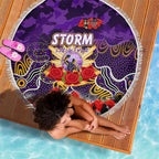 Storm ANZAC Day Beach Blanket Australian Army - Lest We Forget