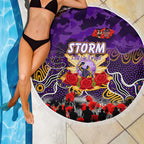 Storm ANZAC Day Beach Blanket Australian Army - Lest We Forget
