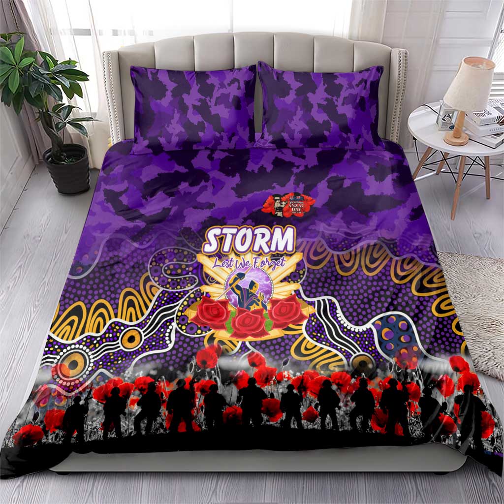 Storm ANZAC Day Bedding Set Australian Army - Lest We Forget