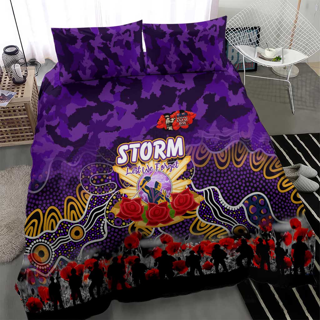 Storm ANZAC Day Bedding Set Australian Army - Lest We Forget