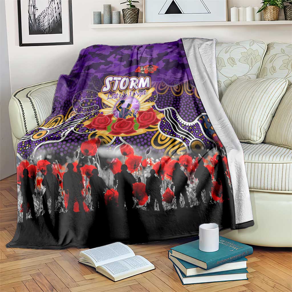 Storm ANZAC Day Blanket Australian Army - Lest We Forget