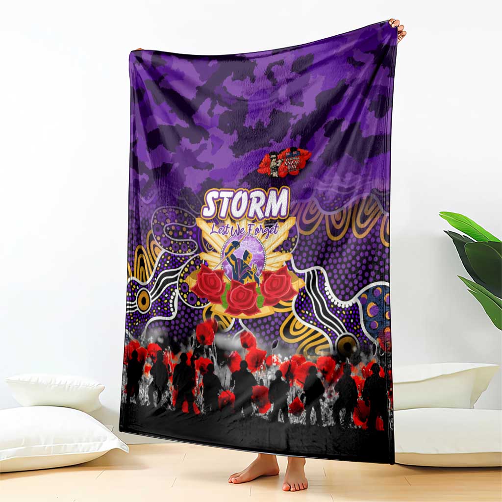 Storm ANZAC Day Blanket Australian Army - Lest We Forget