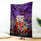 Storm ANZAC Day Blanket Australian Army - Lest We Forget