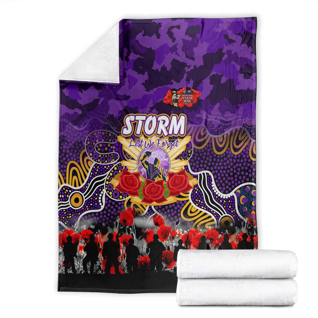 Storm ANZAC Day Blanket Australian Army - Lest We Forget