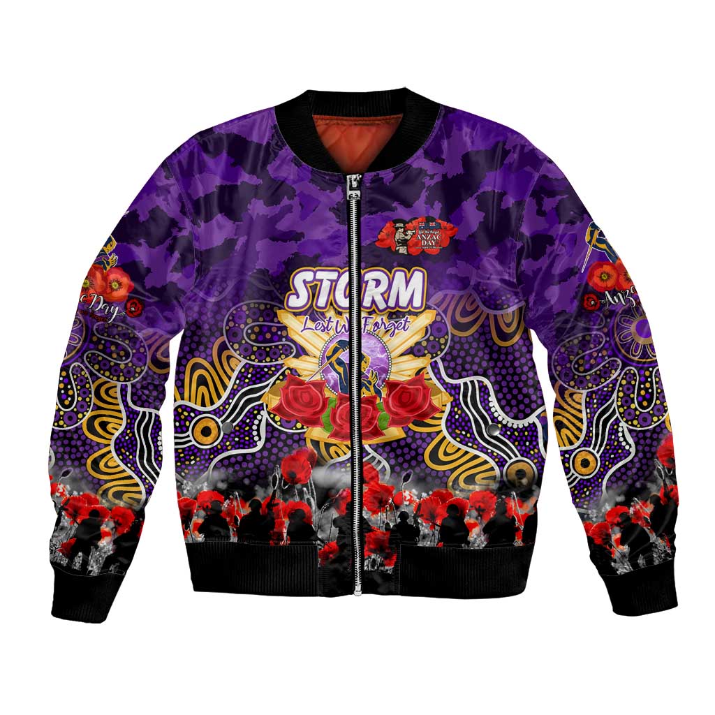 Personalized Storm ANZAC Day Bomber Jacket Australian Army - Lest We Forget