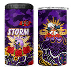Personalized Storm ANZAC Day 4 in 1 Can Cooler Tumbler Australian Army - Lest We Forget