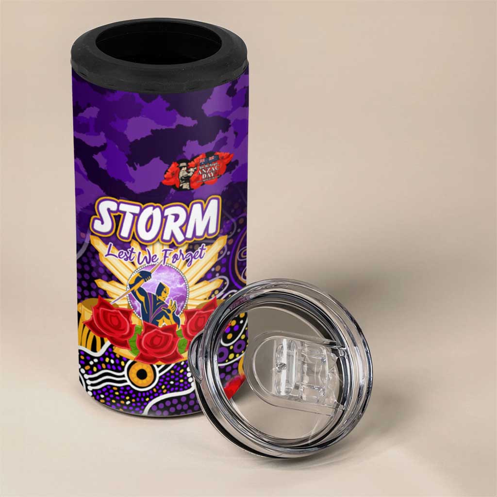 Personalized Storm ANZAC Day 4 in 1 Can Cooler Tumbler Australian Army - Lest We Forget