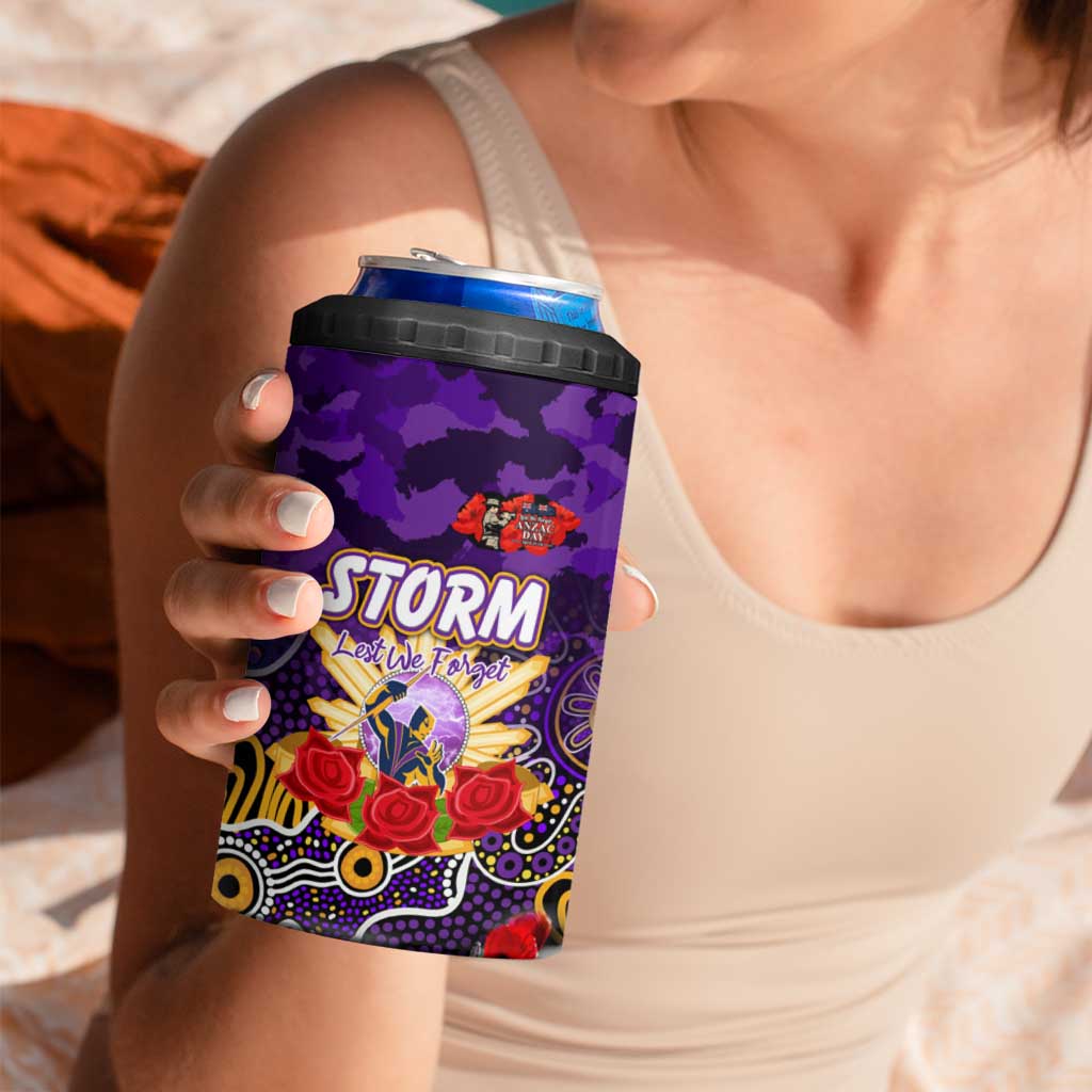 Personalized Storm ANZAC Day 4 in 1 Can Cooler Tumbler Australian Army - Lest We Forget